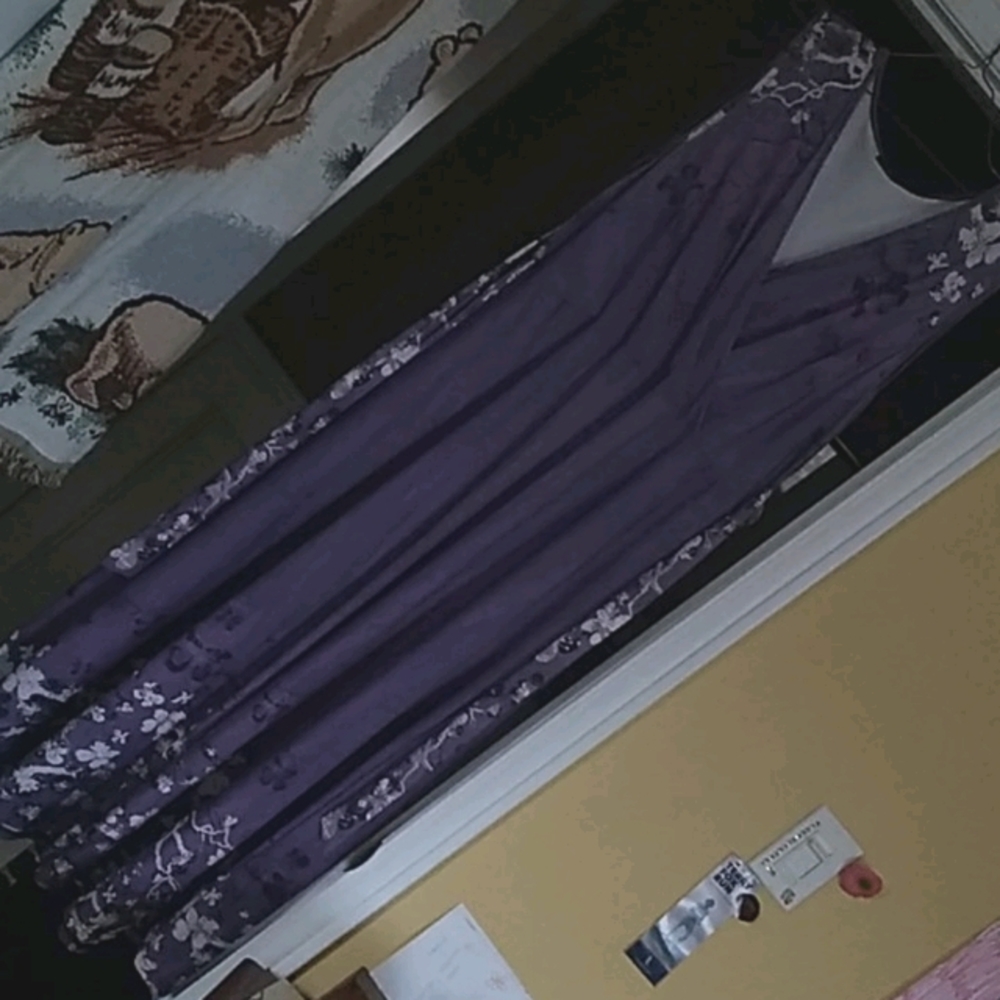 purple sundress